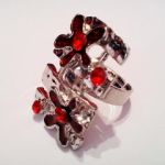 Bague fantaisie Emaux et Strass